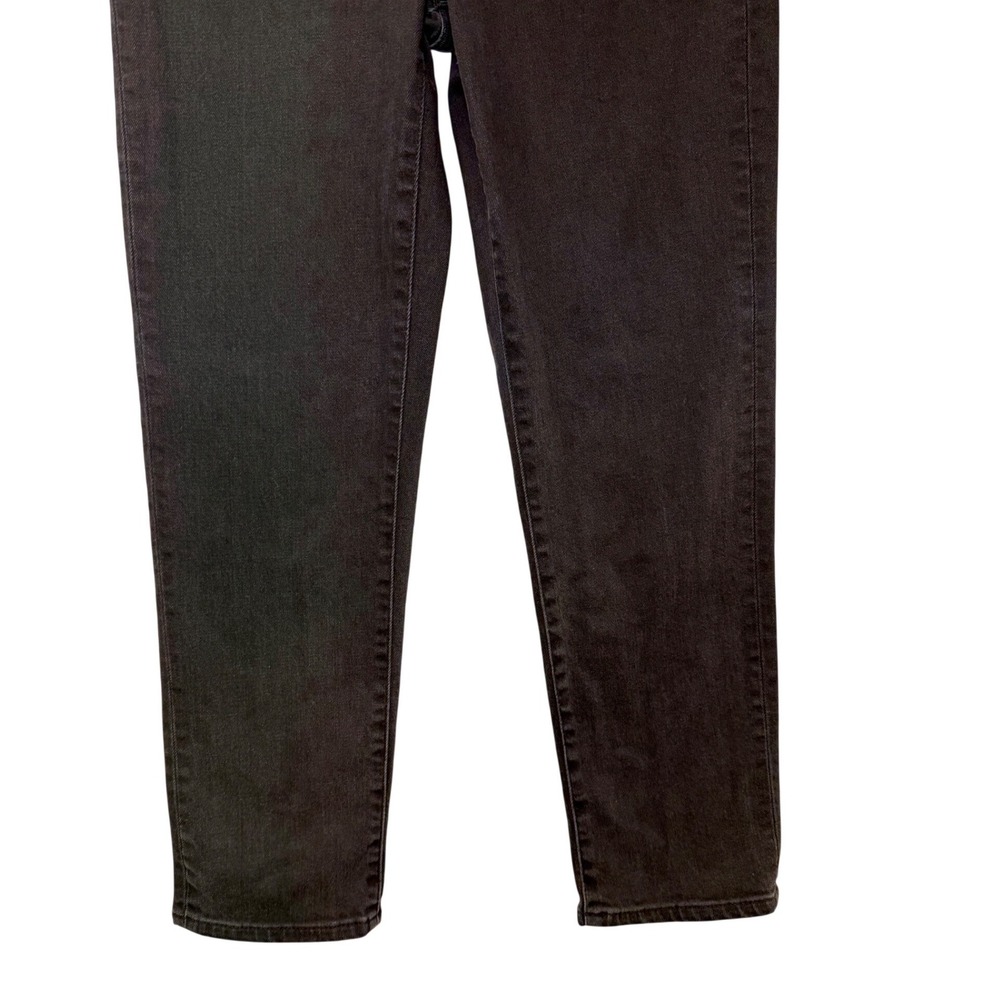 Madewell Classic Straight Jean Lunar Wash Faded Black High Rise Denim Size 25 - Picture 5 of 12